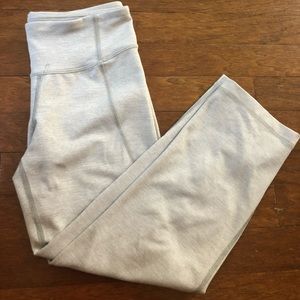 Grey Cropped Lululemon Leggings